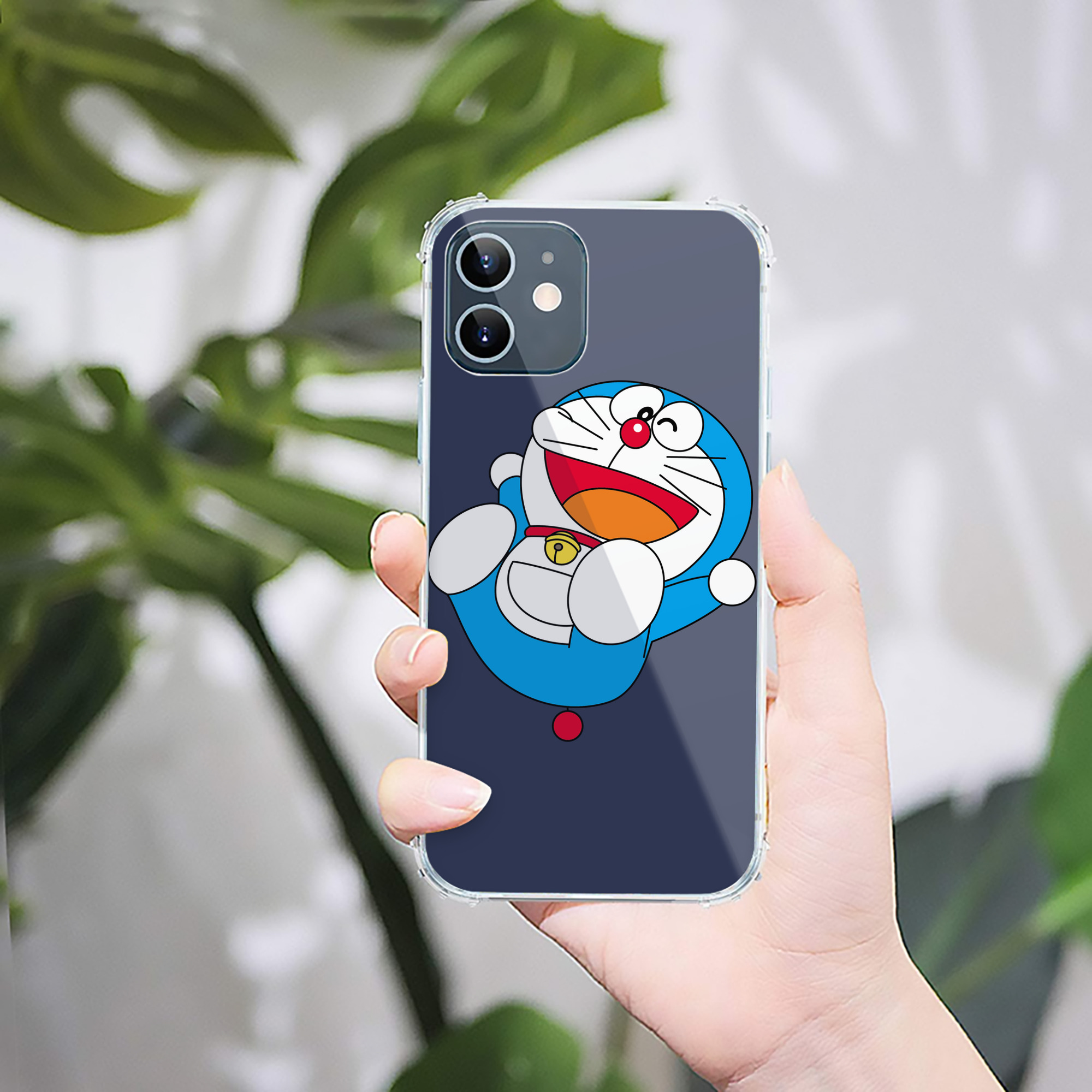 （画像用） ドラえもん Doraemon 【iPhone 12シリーズ対応】透明スマホケース（クリアソフトケース）